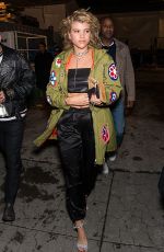 SOFIA RICHIE Arrives at Jeremy Scott Fashion Show at NYFW 02/10/2017