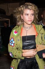 SOFIA RICHIE Arrives at Jeremy Scott Fashion Show at NYFW 02/10/2017