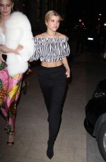 SOFIA RICHIE Night Out in Milan 02/26/2017