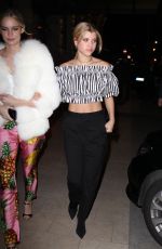 SOFIA RICHIE Night Out in Milan 02/26/2017