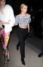 SOFIA RICHIE Night Out in Milan 02/26/2017