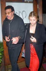 SOFIA RICHIE Out for Dinner in Los Angeles 01/31/2017