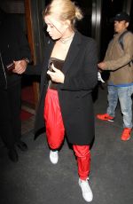 SOFIA RICHIE Out for Dinner in Los Angeles 01/31/2017