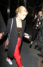 SOFIA RICHIE Out for Dinner in Los Angeles 01/31/2017