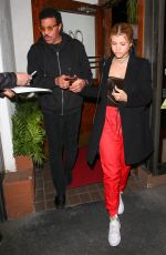 SOFIA RICHIE Out for Dinner in Los Angeles 01/31/2017