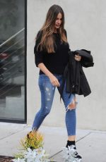 SOFIA VERGARA in Ripped Jeans Out in West Hollywood 02/20/2017
