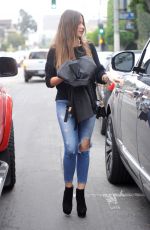 SOFIA VERGARA in Ripped Jeans Out in West Hollywood 02/20/2017