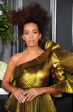 SOLANGE KNOWLES at 59th Annual Grammy Awards in Los Angeles 02/12/2017