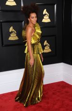 SOLANGE KNOWLES at 59th Annual Grammy Awards in Los Angeles 02/12/2017