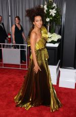 SOLANGE KNOWLES at 59th Annual Grammy Awards in Los Angeles 02/12/2017