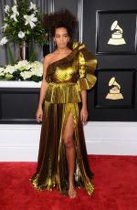 SOLANGE KNOWLES at 59th Annual Grammy Awards in Los Angeles 02/12/2017