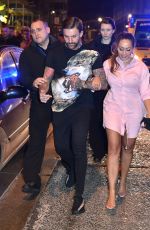 SOPHIE KASAEI on the Set of Geordie Shore at Ttuptup Palace in Newcastle 02/16/2017
