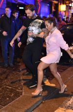 SOPHIE KASAEI on the Set of Geordie Shore at Ttuptup Palace in Newcastle 02/16/2017