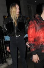 SOPHIE TURNER and Joe Jonas Leaves 34 Restaurant in London 02/23/2017