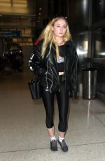 SOPHIE TURNER at LAX Airport in Los Angeles 02/08/2017
