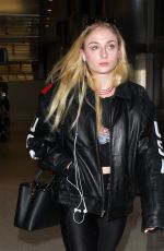SOPHIE TURNER at LAX Airport in Los Angeles 02/08/2017