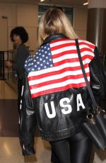 SOPHIE TURNER at LAX Airport in Los Angeles 02/08/2017