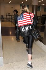 SOPHIE TURNER at LAX Airport in Los Angeles 02/08/2017