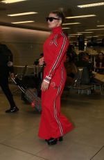 STACY FERGIE FERGUSON at Linate Airport in Milan 02/25/2017