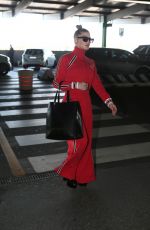 STACY FERGIE FERGUSON at Linate Airport in Milan 02/25/2017