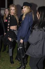 STELLA MAXWELL and ROMEE STRIJD Leaves Alberta Ferretti Fashion Show in Milan 02/22/2017