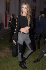 STELLA MAXWELL and ROMEE STRIJD Leaves Alberta Ferretti Fashion Show in Milan 02/22/2017