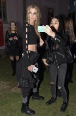 STELLA MAXWELL and ROMEE STRIJD Leaves Alberta Ferretti Fashion Show in Milan 02/22/2017