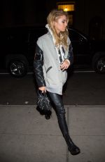 STELLA MAXWELL Arrives at STK for SNL Afterparty in New York 02/04/2017