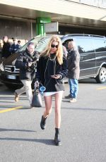 STELLA MAXWELL at Linate Airport in Milan 02/21/2017