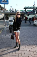 STELLA MAXWELL at Linate Airport in Milan 02/21/2017