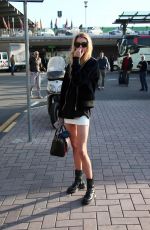 STELLA MAXWELL at Linate Airport in Milan 02/21/2017