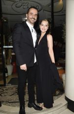 STEPHANIE WARING at San Carlo Restaurant in Manchester 02/18/2107