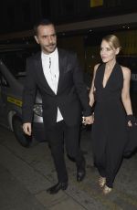 STEPHANIE WARING at San Carlo Restaurant in Manchester 02/18/2107