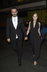 STEPHANIE WARING at San Carlo Restaurant in Manchester 02/18/2107