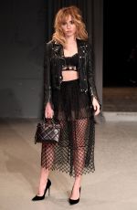 SUKI WATERHOUSE at Burberry Fashin Show at London Fashion Week 02/20/2017