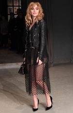 SUKI WATERHOUSE at Burberry Fashin Show at London Fashion Week 02/20/2017