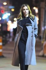 SUKI WATERHOUSE at Night Photoshoot in New York 02/05/2017