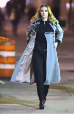 SUKI WATERHOUSE at Night Photoshoot in New York 02/05/2017