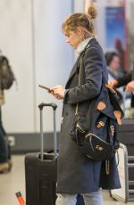 SUKI WATERHOUSE at Tegel Airport in Berlin 02/12/2017