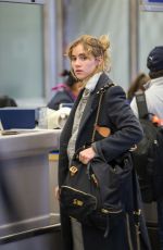 SUKI WATERHOUSE at Tegel Airport in Berlin 02/12/2017