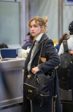 SUKI WATERHOUSE at Tegel Airport in Berlin 02/12/2017