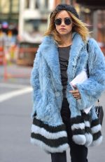SUKI WATERHOUSE Out and About in New York 02/02/2017