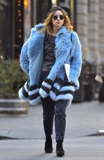 SUKI WATERHOUSE Out and About in New York 02/02/2017