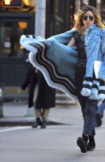 SUKI WATERHOUSE Out and About in New York 02/02/2017