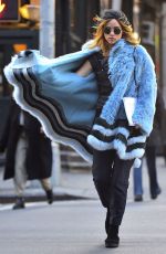 SUKI WATERHOUSE Out and About in New York 02/02/2017