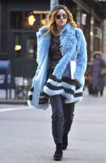 SUKI WATERHOUSE Out and About in New York 02/02/2017
