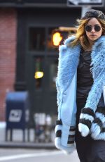 SUKI WATERHOUSE Out and About in New York 02/02/2017