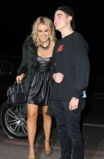 TALLIA STORM and Her New Boyfriend Sam Clempson at One Embankment in London 02/19/2017
