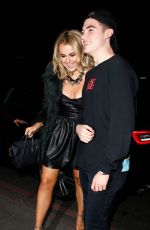 TALLIA STORM and Her New Boyfriend Sam Clempson at One Embankment in London 02/19/2017
