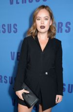 TANYA BURR at Versus Versace Fashion Show in London 02/18/2017